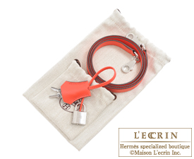 Hermes　Kelly bag 28　Rose jaipur　Epsom leather　Silver hardware
