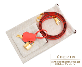 Hermes　Kelly bag 25　Rose jaipur　Epsom leather　Gold hardware