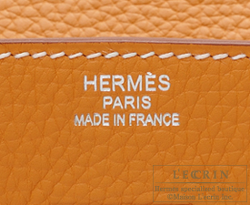 Hermes　Birkin bag 35　Toffee　Clemence leather　Silver hardware