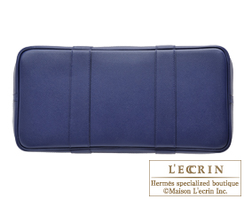 Hermes　Garden Party bag TPM　Blue saphir　Epsom leather　Silver hardware