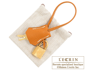 Hermes　Birkin bag 30　Toffee　Clemence leather　Gold hardware