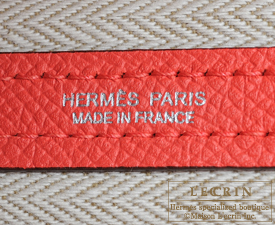 Hermes　Garden Party bag 30/TPM　Rose jaipur　Epsom leather　Silver hardware
