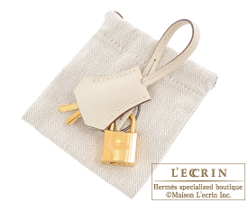 Hermes　Birkin bag 25　Rose azalee/Craie　Epsom leather　Gold hardware