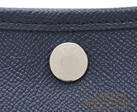 Hermes　Garden Party bag 30/TPM　Blue indigo　Epsom leather　Silver hardware
