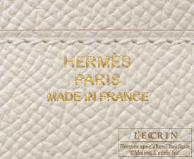Hermes　Constance long　Craie　Epsom leather　Rose gold hardware