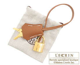 Hermes　Birkin Verso bag 35　Gold/Geranium　Togo leather　Gold hardware