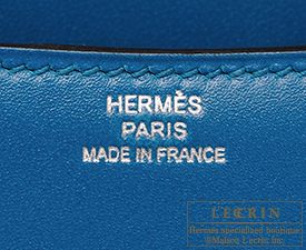 Hermes　Constance mini　Blue izmir　Tadelakt leather　Silver hardware