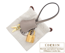 Hermes　Birkin bag 35　Gris asphalt　Togo leather　Gold hardware 