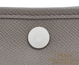 Hermes　Garden Party bag 30/TPM　Etain　Epsom leather　Silver hardware