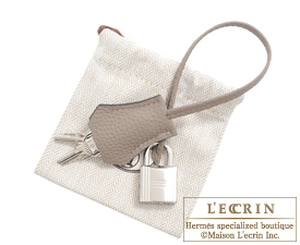Hermes　Birkin bag 30　Gris asphalt　Togo leather　Silver hardware