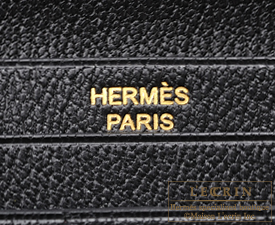 Hermes　Birkin bag 35　Black　Alligator crocodile skin　Rose gold hardware