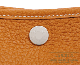 Hermes　Garden Party bag 30/TPM　Toffee　Negonda leather　Silver hardware