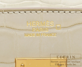 Hermes　Birkin bag 30　Beton　Matt alligator crocodile skin　Gold hardware