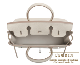 Hermes　Birkin bag 30　Beton　Clemence leather　Silver hardware