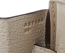 Hermes　Birkin bag 30　Etoupe grey/Craie　Togo leather　Matt gold hardware