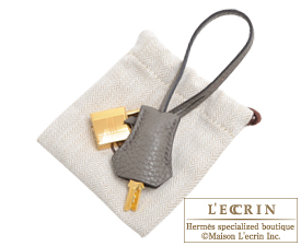 Hermes　Birkin bag 30　Etain　Clemence leather　Gold hardware