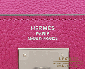 Hermes　Kelly bag 28　Rose purple　Togo leather　Silver hardware