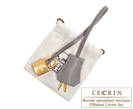 Hermes　Birkin bag 35　Etain/Etain grey　Clemence leather　Gold hardware