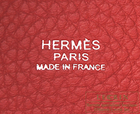 Hermes　Picotin Lock bag 18/PM　Rouge casaque/Bright red　Clemence leather　Silver hardware