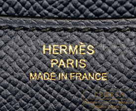 Hermes　Constance mini　Blue indigo　Epsom leather　Rose gold hardware