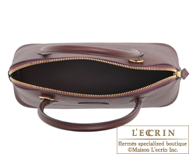 Hermes　Bolide bag 27　Bordeaux　Epsom leather　Gold hardware