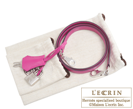 Hermes　Kelly bag 28　Rose purple　Epsom leather　Silver hardware