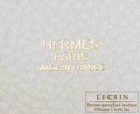 Hermes　Picotin Lock bag GM　Beton　Clemence leather　Gold hardware