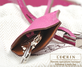Hermes　Personal Kelly bag 28　Gold/Rose purple　Epsom leather　Silver hardware
