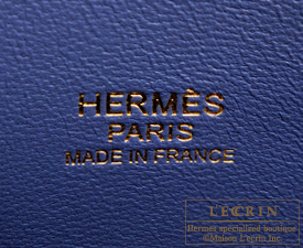 Hermes　Bolide bag 27　Blue brighton　Epsom leather　Gold hardware