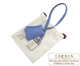 Hermes　Birkin bag 35　Blue brighton　Togo leather　Silver hardware
