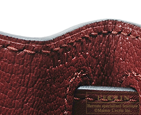 A ROUGE H SOMBRERO LEATHER SELLIER KELLY 28 WITH GOLD HARDWARE