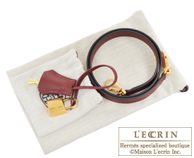Hermes　Kelly bag 28　Rouge H　Sombrero leather　Gold hardware
