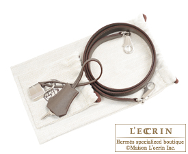 Hermes　Kelly bag 32　Etain/Etain grey　Epsom leather　Silver hardware