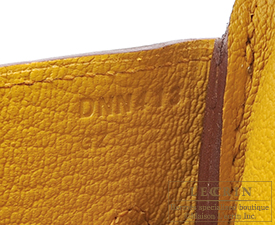 Hermes　Birkin bag 35　Jaune ambre　Epsom leather　Gold hardware 