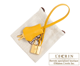 Hermes　Birkin bag 35　Jaune ambre　Epsom leather　Gold hardware 