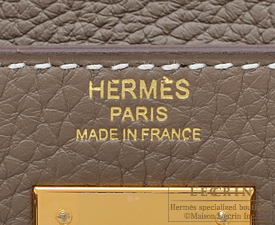 Hermès Birkin Sellier 30 etoupe Leather ref.249892 - Joli Closet