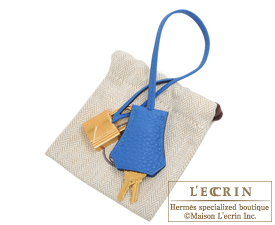 Hermes　Birkin bag 30　Blue zellige　Togo leather　Gold hardware