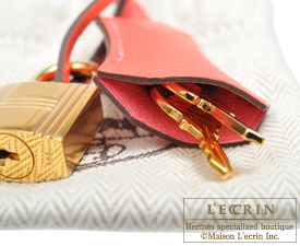 Hermes　Kelly bag 28　Rose azalee/Rose jaipur　Epsom leather　Gold hardware