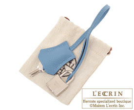 Hermes　Birkin bag 30　Azur　Togo leather　Silver hardware