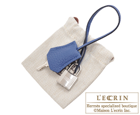 Hermes　Birkin bag 30　Blue brighton　Togo leather　Silver hardware