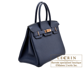 Brand New Hermes Birkin 30 Bleu Nuit Rosegold HW Complete, Luxury, Bags &  Wallets on Carousell