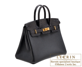 hermes birkin 25 black togo