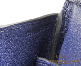 Hermes　Birkin bag 30　Blue encre　Togo leather　Silver hardware