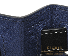 Hermes　Kelly bag 28　Sellier　Blue saphir/Black　Epsom leather　Matt gold hardware