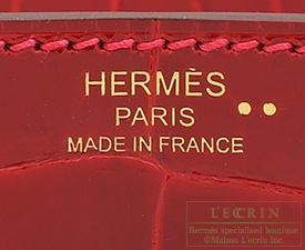 Hermes　Birkin bag 25　Braise　Niloticus crocodile skin　Gold hardware