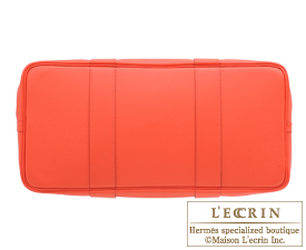 Hermes　Garden Party bag 36/PM　Rose jaipur　　Epsom leather　Silver hardware