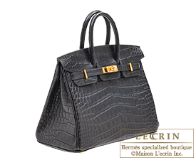 black crocodile birkin