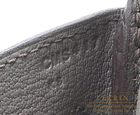 Hermes　Birkin bag 35　Etain/Etain grey　Clemence leather　Silver hardware