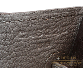 Hermes　Birkin bag 25　Jaune d'or/Gris mouette　Epsom leather　Matt gold hardware