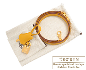 Hermes　Kelly bag 25　Sellier　Gold/Jaune ambre　Epsom leather　Matt gold hardware